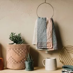 Danica Brands Danica Heirloom Array Stripe Dishtowels (Set Of 2) | Nectar -Dinnerware Shop danica heirloom s23 2245702 collection splendor 9789 style