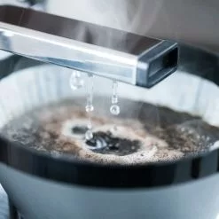 Moccamaster KBGV Automatic Drip Stop Coffee Maker (40 Oz Glass Carafe) | Stone Grey -Dinnerware Shop detail bloom 1000x1000 1 11