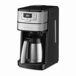 Cuisinart 10-Cup Automatic Grind & Brew Coffeemaker With Thermal Carafe | Black & Stainless Steel