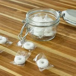 Bormioli Rocco 4.25oz Swing Top Fido Jar | White Top -Dinnerware Shop dsc 1398