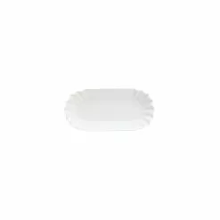Fortessa Street Eats Melamine Hot Dog Plate | White
