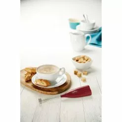 Zyliss Milk Frother | Red -Dinnerware Shop e990034u 1