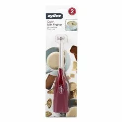 Zyliss Milk Frother | Red -Dinnerware Shop e990034u 2