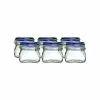 Bormioli Rocco 0.5L Swing Top Fido Canning Jars - Blue Lid | 6-pack -Dinnerware Shop ekb br05lf