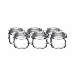 Bormioli Rocco 0.5L Swing Top Fido Canning Jars | 6-pack