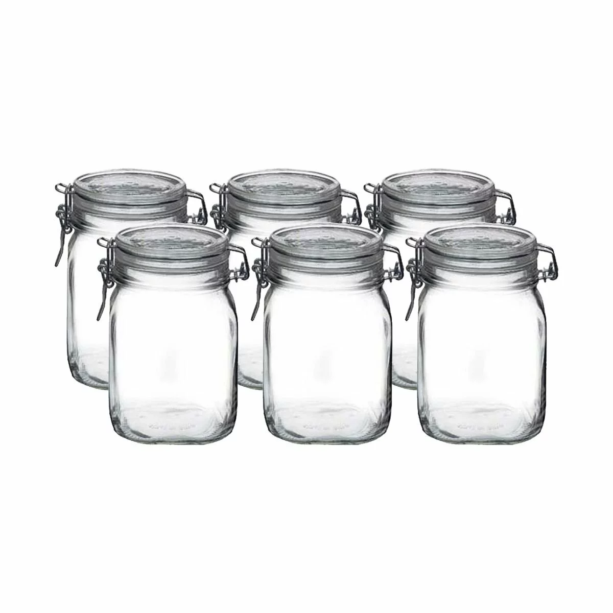 Bormioli Rocco 1L Swing Top Fido Canning Jars | 6-pack 3 Bormioli Rocco 1L Swing Top Fido Canning Jars | 6-pack