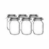 Bormioli Rocco 2L Swing Top Fido Glass Jars | 6-pack -Dinnerware Shop ekb br2lf
