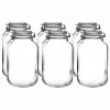 Bormioli Rocco 4L Swing Top Fido Glass Jars | 6-pack -Dinnerware Shop ekb br4lf
