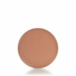 Everything Kitchens Modern Flat 8-Piece Lunch Plate Set | Dusty Blue & Terracotta -Dinnerware Shop ekx lp tr 2 1