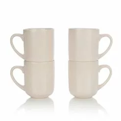 Everything Kitchens Modern Flat 16-Piece Dinnerware Set | Terracotta, Beige, Dusty Blue, Soft Pink -Dinnerware Shop ekx mg pk 2