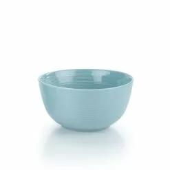 Everything Kitchens Modern Colorful Neutrals - Rippled 12-Piece Breakfast Set - Glazed | Dusty Purple, Blue, Light Green -Dinnerware Shop ekx tbl bl 1