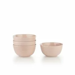 Everything Kitchens Modern Colorful Neutrals - Rippled 16-Piece Dinnerware Set - Glazed | Light Green & Blush Pink -Dinnerware Shop ekx tbl pk 2 2