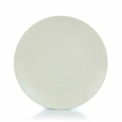 Everything Kitchens Modern Colorful Neutrals - Rippled 10.5" Dinner Plates (Set Of 4) - Matte | Beige -Dinnerware Shop ekx tdp bg