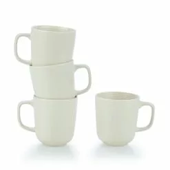 Everything Kitchens Modern Colorful Neutrals - Rippled 16-Piece Dinnerware Set - Matte | Beige -Dinnerware Shop ekx tmg bg 2 2