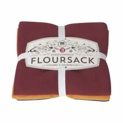 Danica Brands Now Designs By Danica Floursack Dishtowels (Set Of 3) | Wine, Maize & Midnight