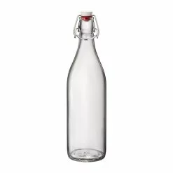 Bormioli Rocco 33.75oz Swing Top Giara Glass Bottles - Clear | 30-pack 5 Bormioli Rocco 33.75oz Swing Top Giara Glass Bottles - Clear | 30-pack -Dinnerware Shop giaraclear 1