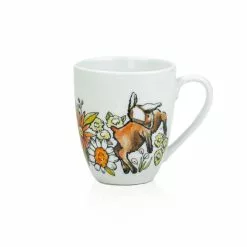 Everything Kitchens Barnyard Baby Animals 28-Piece Dinnerware Set | "Caprine Caper Goats" - Kid -Dinnerware Shop goatmug 2