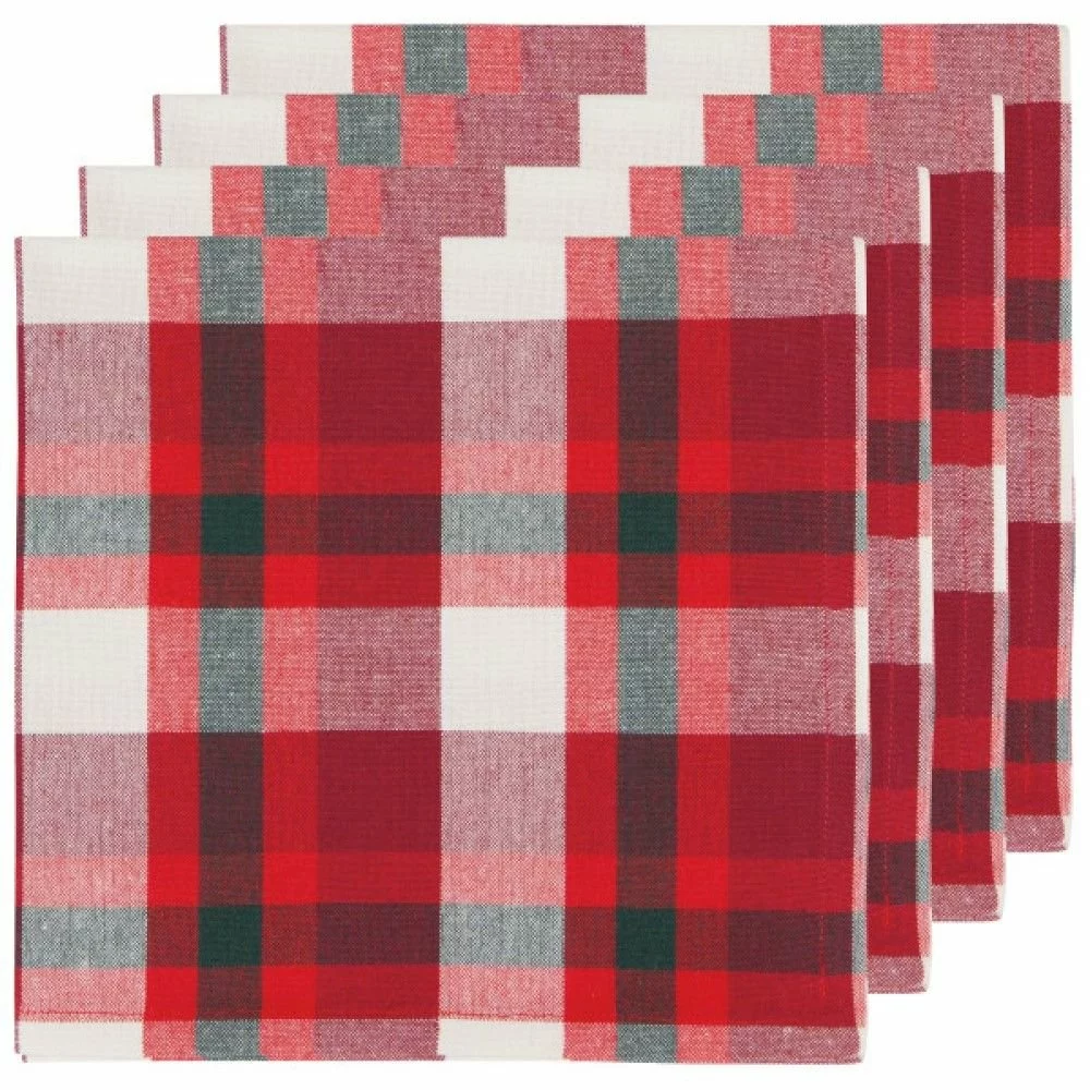 Danica Brands Now Designs By Danica Second Spin 20" Napkins (Set Of 4) | Tannenbaum Plaid 3 Danica Brands Now Designs By Danica Second Spin 20" Napkins (Set Of 4) | Tannenbaum Plaid