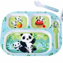 Fuji Merchandise 4-Piece Melamine Children's Dinnerware Set | Panda -Dinnerware Shop il 1140xn.3174612539 s1kb