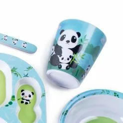 Fuji Merchandise 4-Piece Melamine Children's Dinnerware Set | Panda -Dinnerware Shop il 1140xn.3174612577 8gd2