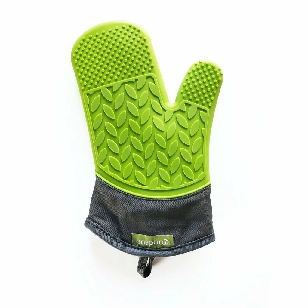 Prepara Silicone Oven Mitt | Green 3 Prepara Silicone Oven Mitt | Green