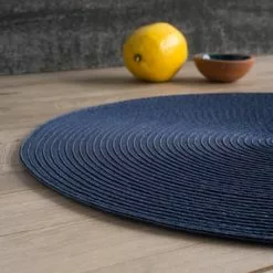 Danica Brands Now Designs By Danica 15" Disko Placemats (Set Of 4) | Indigo -Dinnerware Shop indigomat4 1
