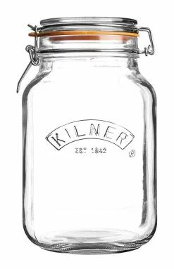 Kilner Swing Top Square Glass Jar | 2L