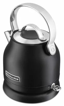 KitchenAid 1.25L Electric Kettle | Black Matte -Dinnerware Shop kitchenaid electric tea kettle in matte black 1