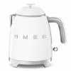 SMEG Mini Electric Kettle | White -Dinnerware Shop klf05whus