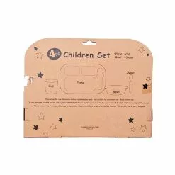 Fuji Merchandise 4-Piece Melamine Children's Dinnerware Set | Panda -Dinnerware Shop ku1 sb 6 1