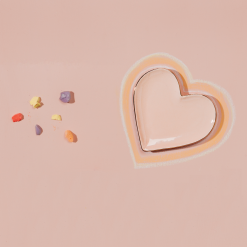 Danica Brands Danica Jubilee Shaped Dish | Heart -Dinnerware Shop l55022 dj 22 intro heart shaped dish style.jpg 2