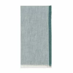 Danica Brands Danica Heirloom 18" Chambray Napkins (Set Of 4) | Lagoon -Dinnerware Shop lagoon2