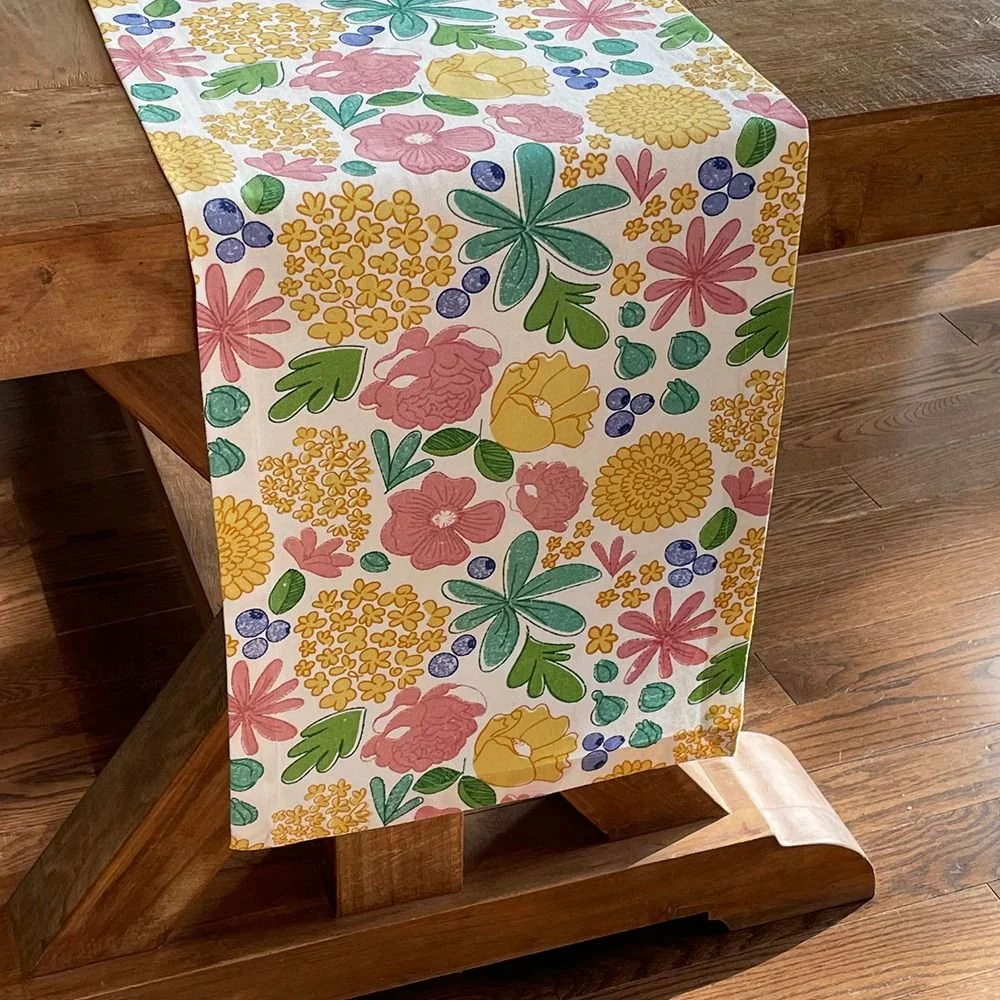 Mahogany USA Printed 13" X 72" Runner | April 4 Mahogany USA Printed 13" X 72" Runner | April - Image 2