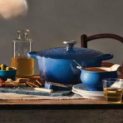 Le Creuset 20oz Heritage Soup Bowl | Marseille Blue -Dinnerware Shop marsoup 1