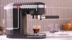KitchenAid Semi Auto Metal Espresso Maker | Onyx Black -Dinnerware Shop maxresdefault 89 12