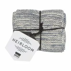 Danica Brands Danica Heirloom 8" X 8" Knit Dishcloths (Set Of 2) | Midnight -Dinnerware Shop midnightknit4