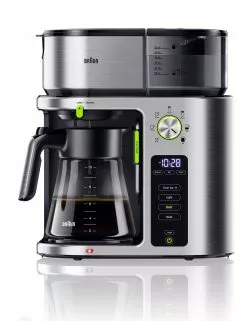 Braun 10-Cup MultiServe Drip Coffee/Iced Coffee Machine | Stainless Steel