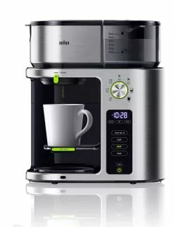 Braun 10-Cup MultiServe Drip Coffee/Iced Coffee Machine | Stainless Steel -Dinnerware Shop new 4