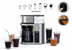 Braun 10-Cup MultiServe Drip Coffee/Iced Coffee Machine | Stainless Steel -Dinnerware Shop new 6