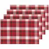Danica Brands Now Designs By Danica Second Spin 13" X 20" Placemats (Set Of 4) | Tannenbaum Plaid