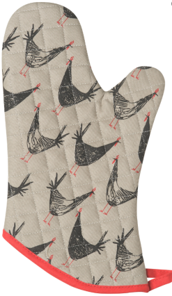 Danica Brands Now Designs By Danica Oven Mitt | Chicken Scratch