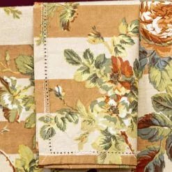 April Cornell Sonata Stripe Napkin (Set Of 4) | Gold -Dinnerware Shop npson20q gold april cornell napkin 2