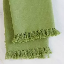 April Cornell Essential Napkin (Set Of 4) | Green -Dinnerware Shop nwess18 green april cornell napkin 3