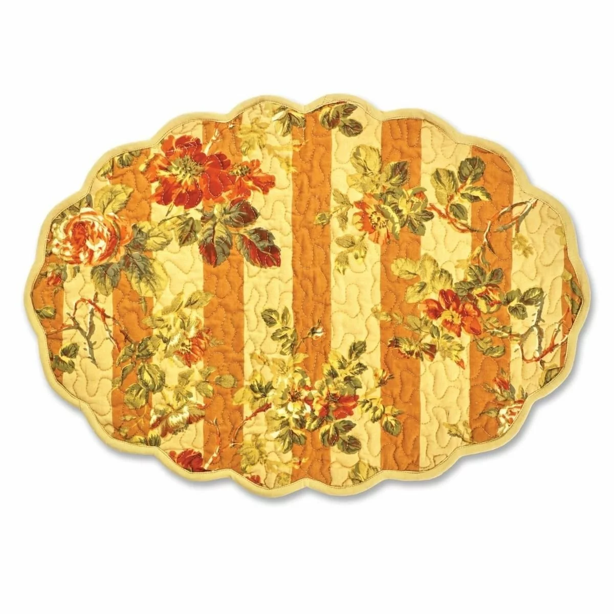 April Cornell Sonata Stripe Quilted Placemat (Set Of 4) | Gold 3 April Cornell Sonata Stripe Quilted Placemat (Set Of 4) | Gold