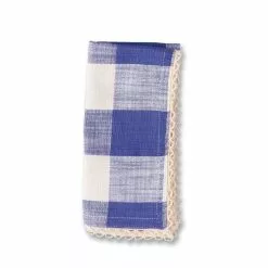 April Cornell Cottage Check Napkin (Set Of 4) | Blue