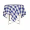 April Cornell 60" X 90" Cottage Check Dining Tablecloth | Blue 2 April Cornell 60" X 90" Cottage Check Dining Tablecloth | Blue -Dinnerware Shop p 2 3