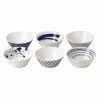 Royal Doulton Pacific Mixed 22oz Bowls Set Of 6 -Dinnerware Shop pacific mixed bowls set of 6