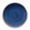 TarHong Melamine Tabletop 10.5" Round Dinner Plate | Rustic Swirl Indigo 2 TarHong Melamine Tabletop 10.5" Round Dinner Plate | Rustic Swirl Indigo -Dinnerware Shop pan1105dpnb