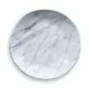 TarHong Melamine Tabletop 10.5" Round Dinner Plate | Carrara Marble