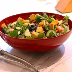 Emile Henry 6" X 2" Individual Salad Bowl | Burgundy -Dinnerware Shop red1copy 1024x1024 2x 1